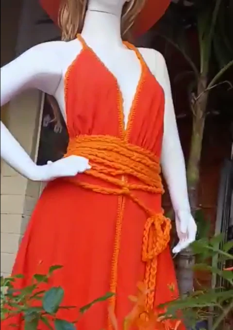 Vestido Laranja1