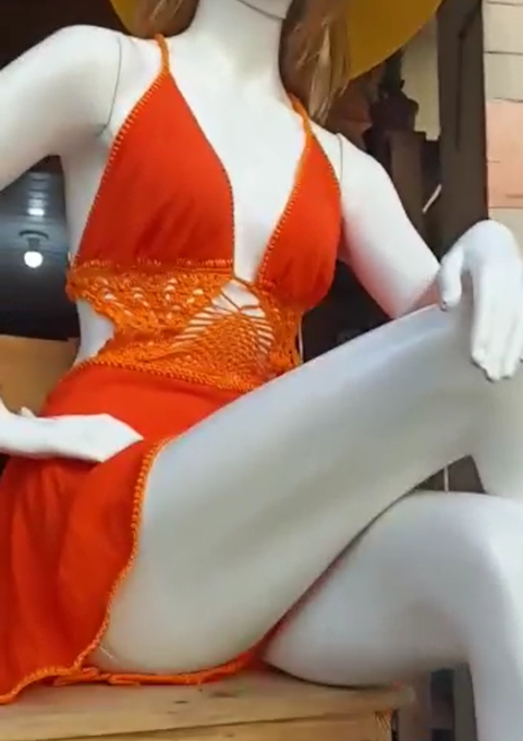 Vestido Laranja2